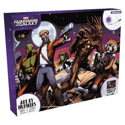 Marvel Guardians of the Galaxy Art-By-Numbers Craft Kit Image 1