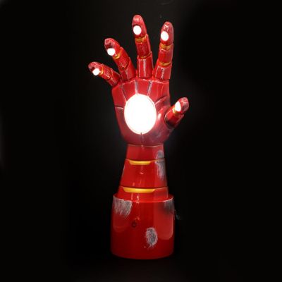 Marvel Iron Man Gauntlet Collectible LED Desk Lamp  14 Inches Image 1