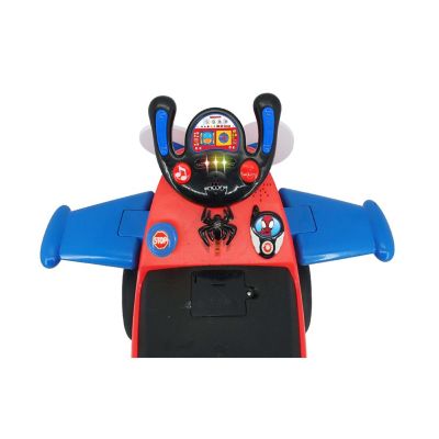 Marvel Lights 'N' Sounds Spidey Activity Plane Ride-On Image 1