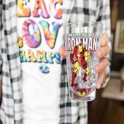 Marvel Retro Iron Man 16oz Shatter-Proof Acrylic Cup Image 2