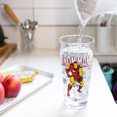 Marvel Retro Iron Man 16oz Shatter-Proof Acrylic Cup Image 3