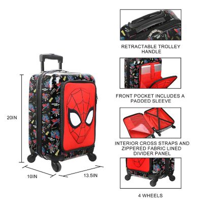 Marvel Spider-Man 20" Hard-Sided Carry-On Luggage Image 1