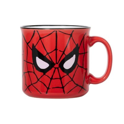 Marvel Spider-Man Face Ceramic Camper Mug  Holds 20 Ounces Image 1