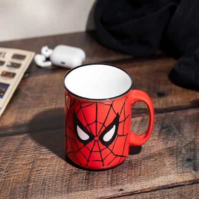 Marvel Spider-Man Face Ceramic Camper Mug  Holds 20 Ounces Image 2