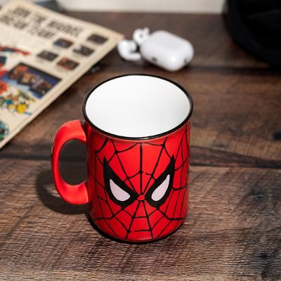 Marvel Spider-Man Face Ceramic Camper Mug  Holds 20 Ounces Image 3