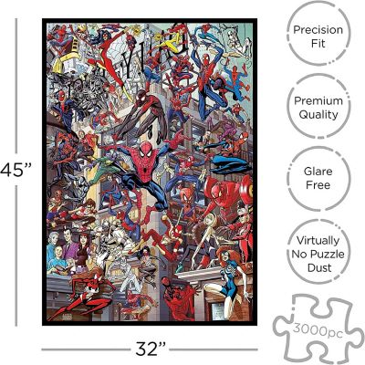Marvel Spider-Man Heroes 3000 Piece Jigsaw Puzzle Image 1