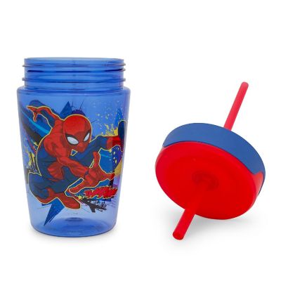Marvel Spider-Man "Thwip" Kids Spill-Proof Tumbler With Straw  Holds 18 Ounces Image 2