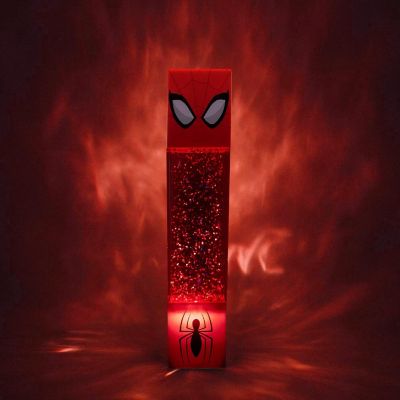 Marvel Spider-Man USB Powered Glitter Motion Light  12 Inches Tall Image 1