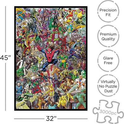 Marvel Spider-Man Villains 3000 Piece Jigsaw Puzzle Image 1