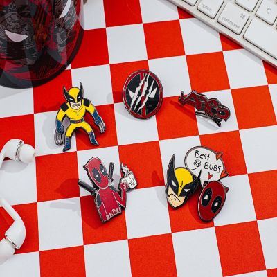 Marvel Studios Deadpool &amp; Wolverine 5-Piece Enamel Pin Set Image 3