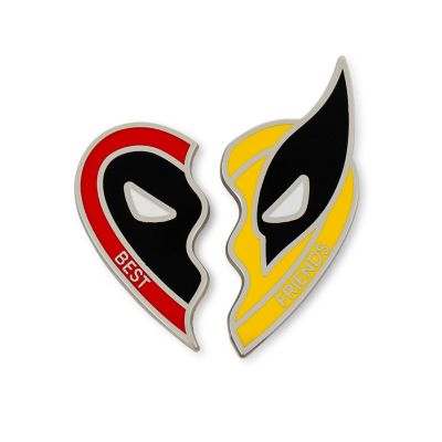 Marvel Studios Deadpool &amp; Wolverine "Best Friends" 2-Piece Enamel Pin Set Image 1