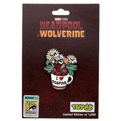 Marvel Studios Deadpool &amp; Wolverine "Dogpool" Enamel Pin  SDCC 2024 Exclusive Image 1