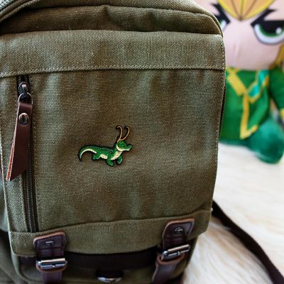 Marvel Studios Loki Alligator with Crown Collectible Enamel Pin Image 3