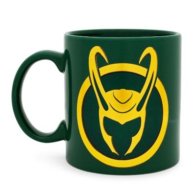 Marvel Studios Loki Foil Embossed Ceramic Mug  Holds 20 Ounces Image 1