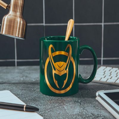 Marvel Studios Loki Foil Embossed Ceramic Mug  Holds 20 Ounces Image 2