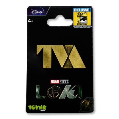 Marvel Studios Loki TVA Limited Edition Pewter Pin  SDCC 2022 Exclusive Image 1