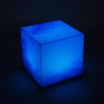 Marvel Studios Tesseract Cube 6-Inch Color-Changing LED Mood Light Replica Image 1
