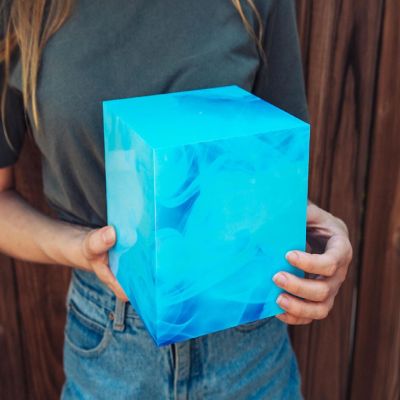 Marvel Studios Tesseract Cube 6-Inch Color-Changing LED Mood Light Replica Image 2