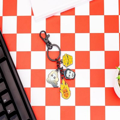 Marvel Studios The Fantastic Four: First Steps Character Charms Keychain Image 3