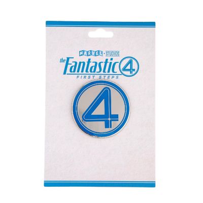 Marvel Studios The Fantastic Four: First Steps Logo Enamel Pin Image 1