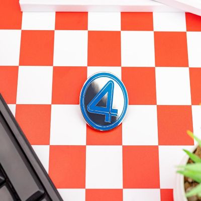 Marvel Studios The Fantastic Four: First Steps Logo Enamel Pin Image 3