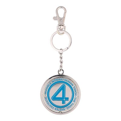Marvel Studios The Fantastic Four: First Steps Spinning Enamel Keychain Image 1