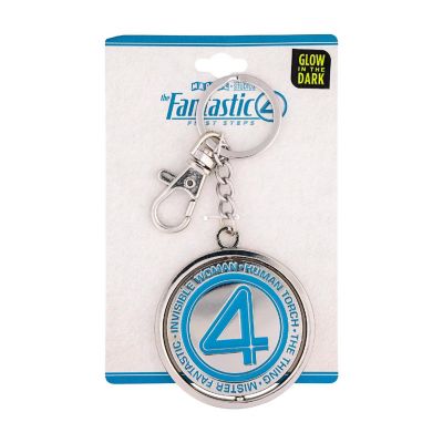 Marvel Studios The Fantastic Four: First Steps Spinning Enamel Keychain Image 1