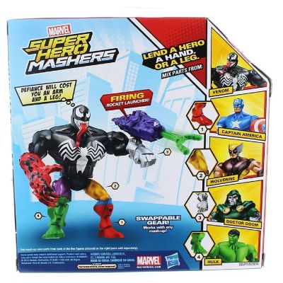 Marvel Super Hero Mashers 6" Action Figure: Venom Image 3