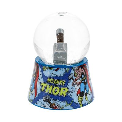 Marvel Thor's Hammer Mjolnir 3-Inch Mini Light-Up Snow Globe Image 2