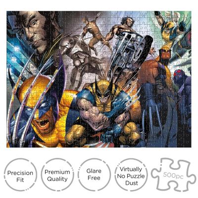 Marvel Wolverine Collage 500 Piece Jigsaw Puzzle Image 3