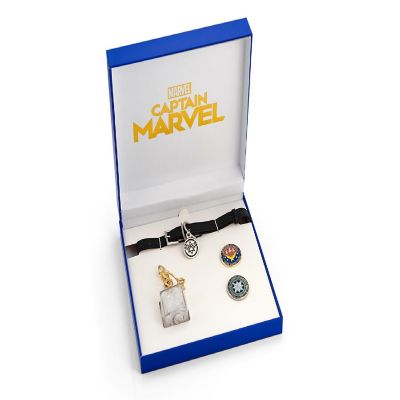 Marvel's Captain Marvel Exclusive Goose Collar Choker  Includes Bonus Tesseract Image 1