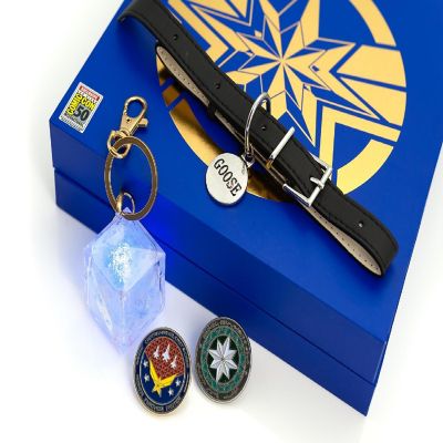 Marvel's Captain Marvel Exclusive Goose Collar Choker  Includes Bonus Tesseract Image 2