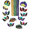 Masquerade Mask & Bead Assortment - 60 Pc. Image 1
