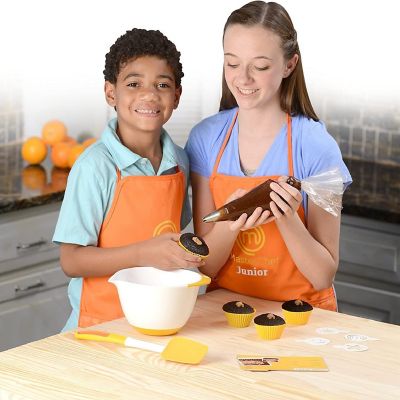 MasterChef Junior Baking Kitchen Set - 7 Pc. Kit Includes Real Cooking Tools for Kids and Recipes Image 1