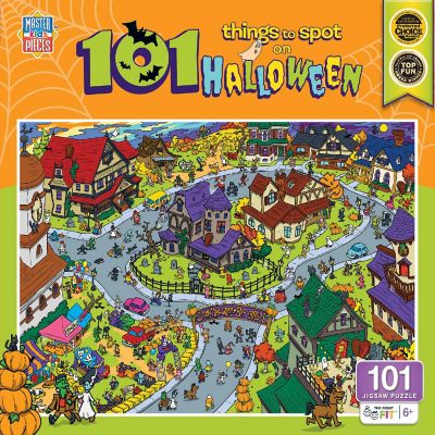 MasterPieces 101 Things to Spot on Halloween - 101 Piece Jigsaw Puzzle Image 1