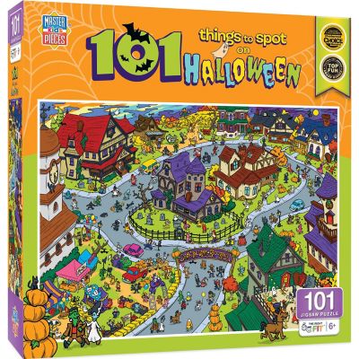 MasterPieces 101 Things to Spot on Halloween - 101 Piece Jigsaw Puzzle Image 1