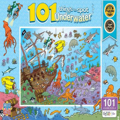 MasterPieces 101 Things to Spot Underwater - 101 Piece Jigsaw Puzzle Image 1