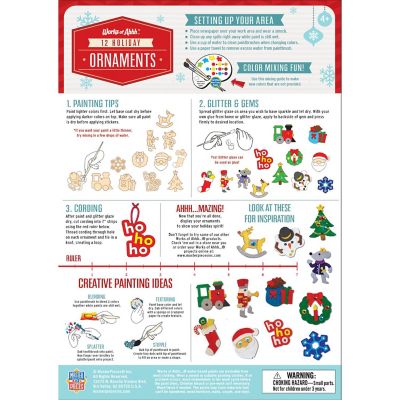 MasterPieces 12 Pack Christmas Ornaments Craft Image 3