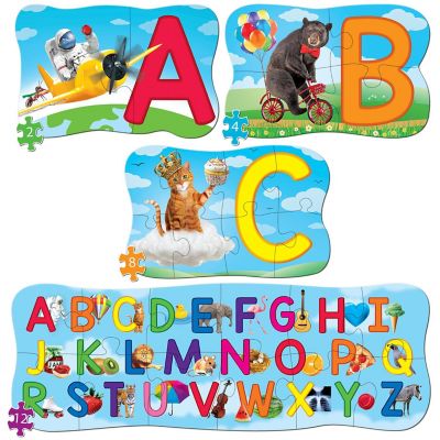 MasterPieces ABC's - Educational 4-Pack Jigsaw Puzzles for Kids Image 2