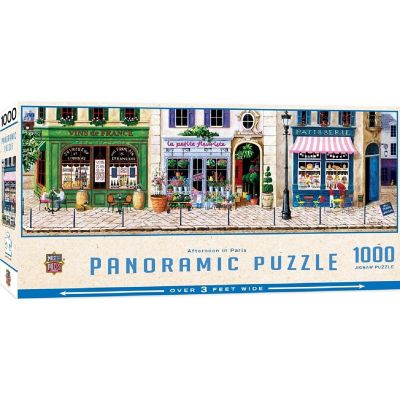 MasterPieces Afternoon in Paris 1000 Piece Panoramic Jigsaw Puzzle Image 1