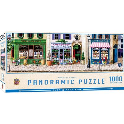 MasterPieces Afternoon in Paris 1000 Piece Panoramic Jigsaw Puzzle Image 1