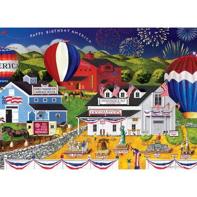 MasterPieces Americana - 4th of July 500 Piece EZ Grip Jigsaw Puzzle Image 2