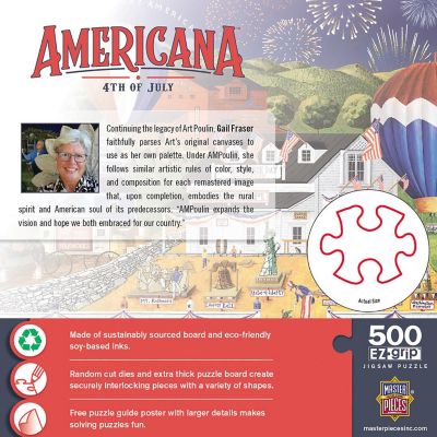 MasterPieces Americana - 4th of July 500 Piece EZ Grip Jigsaw Puzzle Image 3