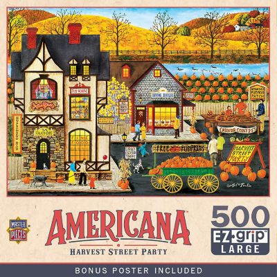 MasterPieces Americana - Harvest Street Party 500 Piece EZ Grip Puzzle Image 1