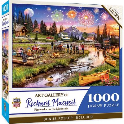 MasterPieces Art Gallery - Fireworks on the Mountain 1000 Piece Puzzle Image 1