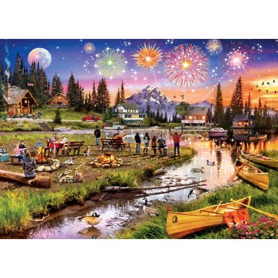 MasterPieces Art Gallery - Fireworks on the Mountain 1000 Piece Puzzle Image 2
