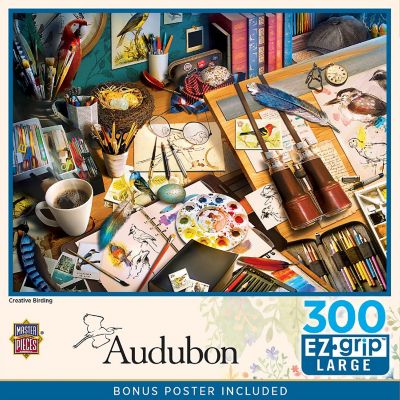 MasterPieces Audubon Creative Birding 300 Piece EZ Grip Jigsaw Puzzle Image 1
