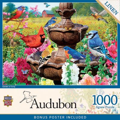 MasterPieces Audubon - Garden of Song 1000 Piece Jigsaw Puzzle Image 1