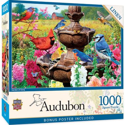 MasterPieces Audubon - Garden of Song 1000 Piece Jigsaw Puzzle Image 1