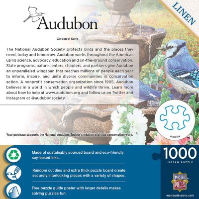 MasterPieces Audubon - Garden of Song 1000 Piece Jigsaw Puzzle Image 3